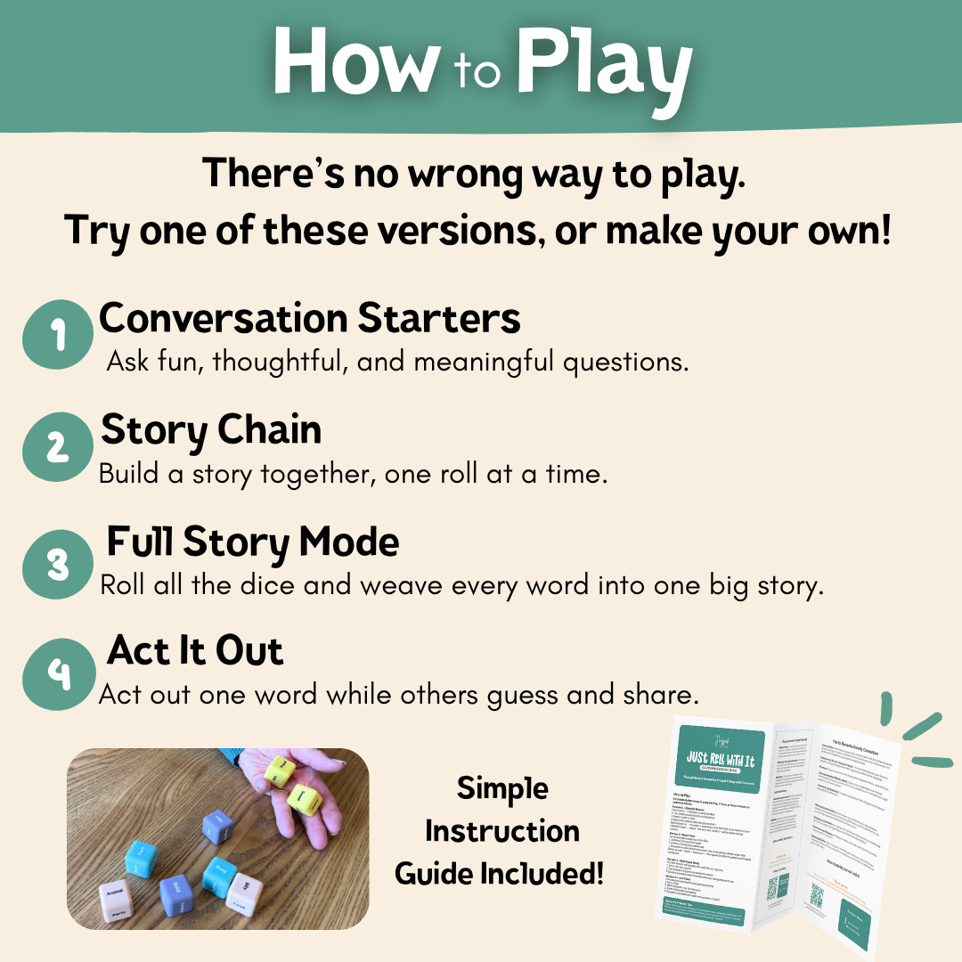 Just Roll With It Conversation Dice